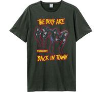 Amplified - "The Boys Are Back Cartoon" T-shirt pour homme/femme unie GD2663 (Taille unique) (Charbon de bois)