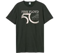 Amplified - "The Dark Side Of The Moon" T-Shirt für Herren/Damen Uni GD1544 (M) (Holzkohle)
