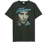 Amplified - "The River" T-shirt pour homme/femme unie GD1623 (XS) (Charbon de bois)