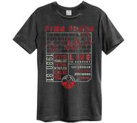 Amplified - "The Wall" T-shirt pour homme/femme Unie GD466 (XS) (Charbon/Rouge)