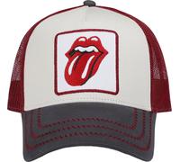 Amplified - Trucker Cap GD2983 (Taille unique) (Beige/gris/rouge foncé)