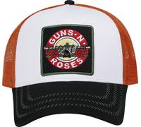 Amplified - Trucker Cap GD2997 (Taille unique) (Blanc/Orange/Noir)