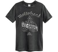 Amplified Unisex Adult Ace Of Spades Motorhead T-Shirt (S) (Charcoal)