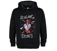 Amplified Unisex Adult Hackney Diamonds The Rolling Stones Hoodie L Black