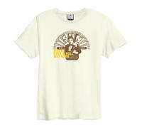 Amplified Unisex Adult Rock & Roll Sun Records & Elvis T-Shirt (S) (Vintage Whit