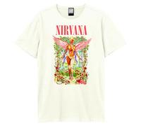 Amplified Unisex Band T-Shirt - Nirvana - in Utero Wilderness, Vintage-White, XXL