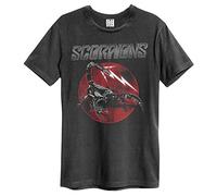 Amplified Unisex Band T-Shirt - Scorpions - Scorpions Tail, Gris Foncé, XXL