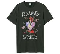 Amplified Unisex Band T-Shirt - The Rolling Stones - Hackney Diamonds, Gris Foncé, L