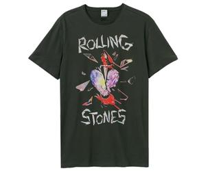 Amplified Unisex Band T-Shirt - The Rolling Stones - Hackney Diamonds, Gris Foncé, L
