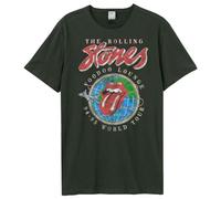 Amplified Unisex Band T-Shirt - The Rolling Stones - Voodoo Lounge Tour, Gris Foncé, XS