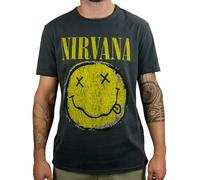 Amplified Unisex T-Shirt - Nivana Worn Out Logo, XL