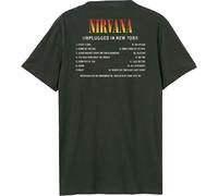 Amplified - "Unplugged In New York" T-shirt pour homme/femme unie GD1775 (M) (Charbon de bois)