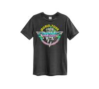 Amplified Van Halen World Tour 78' Mens T-Shirt in Charcoal XL Charcoal