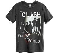 Amplified - "Westway To The World" T-shirt pour homme/femme Unie GD1346 (XL) (Charbon de bois)