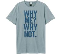 Amplified - "Why Me" T-shirt pour homme/femme unie GD644 (M) (bleu étrange)