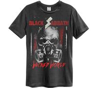 Amplified - "Wicked World" T-Shirt für Herren/Damen Uni GD240 (XS) (Anthrazit)