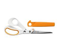 Fiskars Ciseaux de tailleur Razor Edge Amplify 24 cm lames inox poignées blanc/orange 1070081