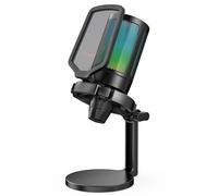 Ampligame By Fifine Microphone De Jeu Usb Avec Rvb,Bouton De Gain,Muet Tactile,Micro À Condensateur Pour Podcast En Streaming Pour Pc,Joli,Ps5-A6Neo.A6Neo.