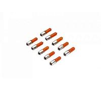 Ampoule-lampe 12v 21w norme h21 culot bay9s temoin ergots decales 120° orange (clignotant) (boite de 10) -p2r- n/a