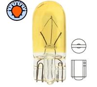AMPOULE 24V 5W T10 W2.1x9.5D JAUNE W5W WEDGE VERRE VOITURE CAMION CLIGNOTANT TABLEAU DE BORD VOYANT FEU POSITION MOTO