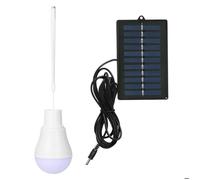 Ampoule 6.2x6.2x10cm charge solaire sans câblage éclairage de secours LED haute luminosité étanche plage Marché multifonction