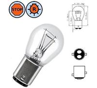 AMPOULE 6V 21/5W BAY15D S25 FEU ARRIERE STOP CLIGNOTANT ERGOT DECALE MOTO VOITURE TRACTEUR VEHICULE AGRICOLE CODE POSITION LAMPE PHARE