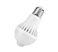 Ampoule à Capteur de Mouvement Infrarouge PIR, Ampoule Activée par le Mouvement, Ampoule E27, Activée Automatiquement par le Mouvement, Idéale pour les Escaliers, Garage, Entrée, Porche(7w)
