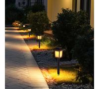 Ampoule à Enficher Lampe Solaire Extérieur de Balcon Cour Lanterne Feu Effet LED