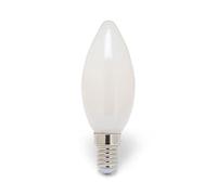 Ampoule à filament LED Opal, Olive C35, 4W / 470lm, culot E14, 4000K