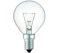 Ampoule à incandescence P45 E14 25W blanc chaud Philips