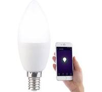 Luminea Ampoule à LED connectée E14 Blanc réglable "LAV-90.w"