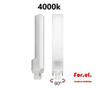 CALA PL 9W G24 2 PINS 220V 135º U.LINE LED de Beneito Faure - Blanc naturel, G24, 9W