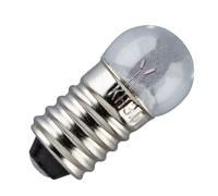 Ampoule à vis FADEDA 1,5V, 150 mA, E10, tête Ø 11mm, claire, LxlxH en mm : 23x11x11. Pour les crèches, les miniatures, les loisirs et le modélisme, les accessoires de maisons de poupées et les trains 