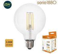 ampoule ballon diam filament LED. 95mm 6w E27 600 lumens 3200K lumière chaude 220-240 50hz 98602
