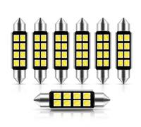 Ampoule C5W LED 31mm, Ampoule Navette LED 12V CANBUS, Lot de 6 Blanc 6000K | LED Voiture Interieur, Ampoule Plafonnier Voiture, Taille 31mm, Aussi en 36, 39 et 41mm, Coffre, Habitacle et Boîte à Gants