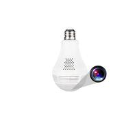 Ampoule Caméra Espion 360° Infrarouge HD Bidirectionnelle WiFi + SD 64Go YONIS