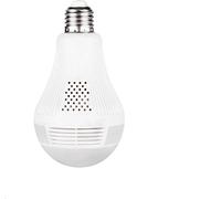 Ampoule Caméra Espion 360° Infrarouge HD Bidirectionnelle WiFi YONIS