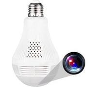 Ampoule Caméra Espion 360° Infrarouge HD Bidirectionnelle WiFi YONIS G