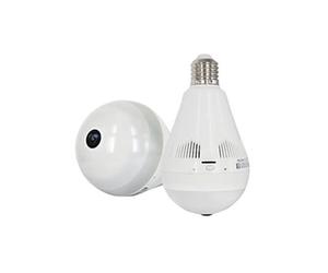 Ampoule Caméra Espion De Surveillance HD 2Mp 360° Wifi Ip E27 Vision Nocturne Ir