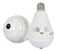 Ampoule Caméra Espion De Surveillance HD 2Mp 360° Wifi Ip E27 Vision Nocturne Ir YONIS G