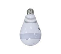 Ampoule Caméra Espion HD 1.3Mp 360° Voix Bidirectionnelle IP Wifi Vision Infrarouge + SD 32Go YONIS G