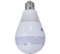 Ampoule Caméra Espion HD 1.3Mp 360° Voix Bidirectionnelle IP Wifi Vision Infrarouge + SD 32Go YONIS G