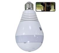 Ampoule Caméra Espion HD 1.3Mp 360° Voix Bidirectionnelle IP Wifi Vision Infrarouge + SD 64Go YONIS