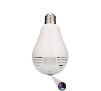 Ampoule Caméra Espion LED HD Wifi P2P Grand-Angle 185° Détection Mouvement YONIS