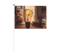 Ampoule chaude en dix pièces avec drapeau imprimé double face 14 x 20,8 cm, adapté pour les activités d'équipe encourageant