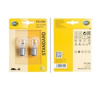 Ampoule Clignotant 12 V 21/5 W P21/5W HELLA BAY15d Halogène Transparent 2