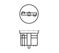Ampoule, Clignotant Installation Latéral pour Astra DAF Fuseau ( -