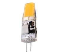 Ampoule COB AC/DC 12V 5W 600LM G4 LED sans Scintillement Ampoule LED Plug And Play pour Lustre Plafonnier Applique Murale Lampe de Table(Blanc chaud)