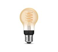Ampoule connectée filament Philips Hue Filament White A60 E27 2100K 550 lm Bluetooth Blanche