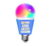 Ampoule Connectée, LED Ampoule Intelligente Compatible avec Apple HomeKit, Siri, Alexa, Google Home et SmartThings, E27 2700K-6500K RGB Ampoule Wi-Fi Dimmable Multicolore (Équivalente 60W)